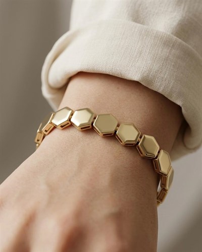 Xuping Gold Petek Gurmet Bileklik