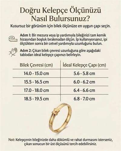 Xuping Nova Pırlanta Gold Kelepçe
