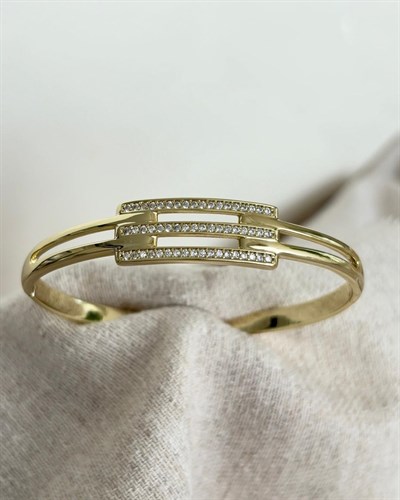 Xuping Rya Zirkon Gold Kelepçe
