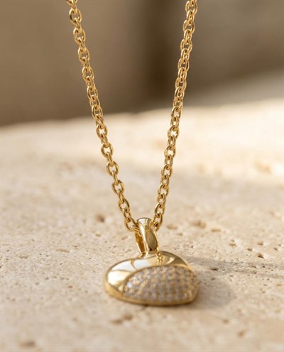 Xuping Rya Zirkon Gold Kolye