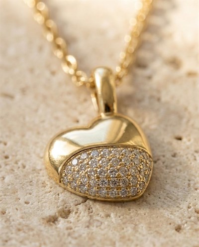 Xuping Rya Zirkon Gold Kolye