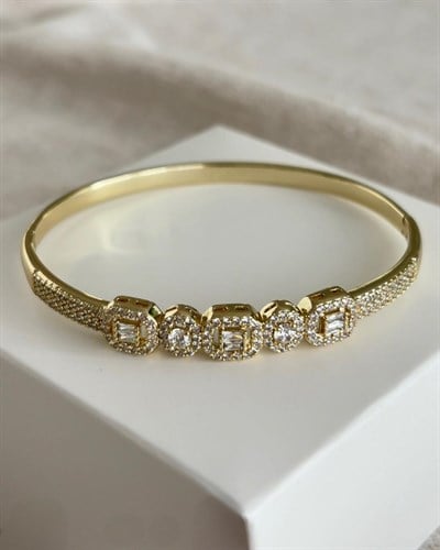 Xuping Siena Zirkon Gold Kelepçe