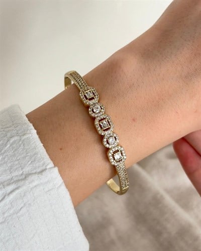 Xuping Siena Zirkon Gold Kelepçe
