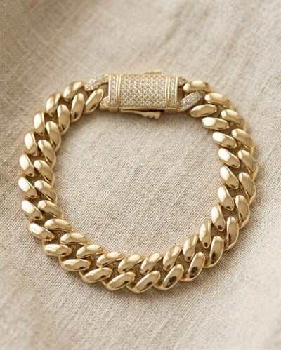 Xuping Sola Zirkon Gold Gurmet Bileklik
