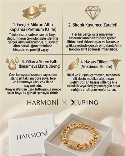 Xuping Tavi Zirkon Gold Kolye