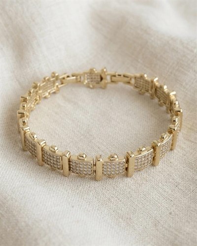 Xuping Tiva Zirkon Gold Bileklik