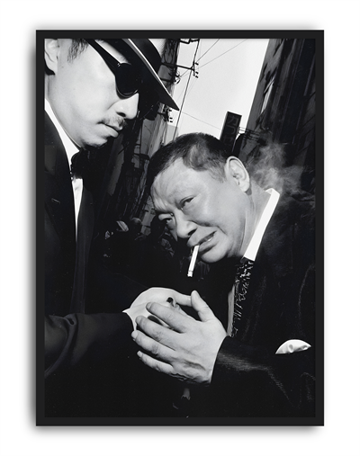 Noir Street Modern Duvar Tablosu – Siyah Beyaz Sokak Fotoğrafı Poster