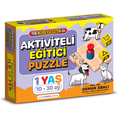 AKTİVİTELİ EĞİTİCİ PUZZLE - 1 YAŞ