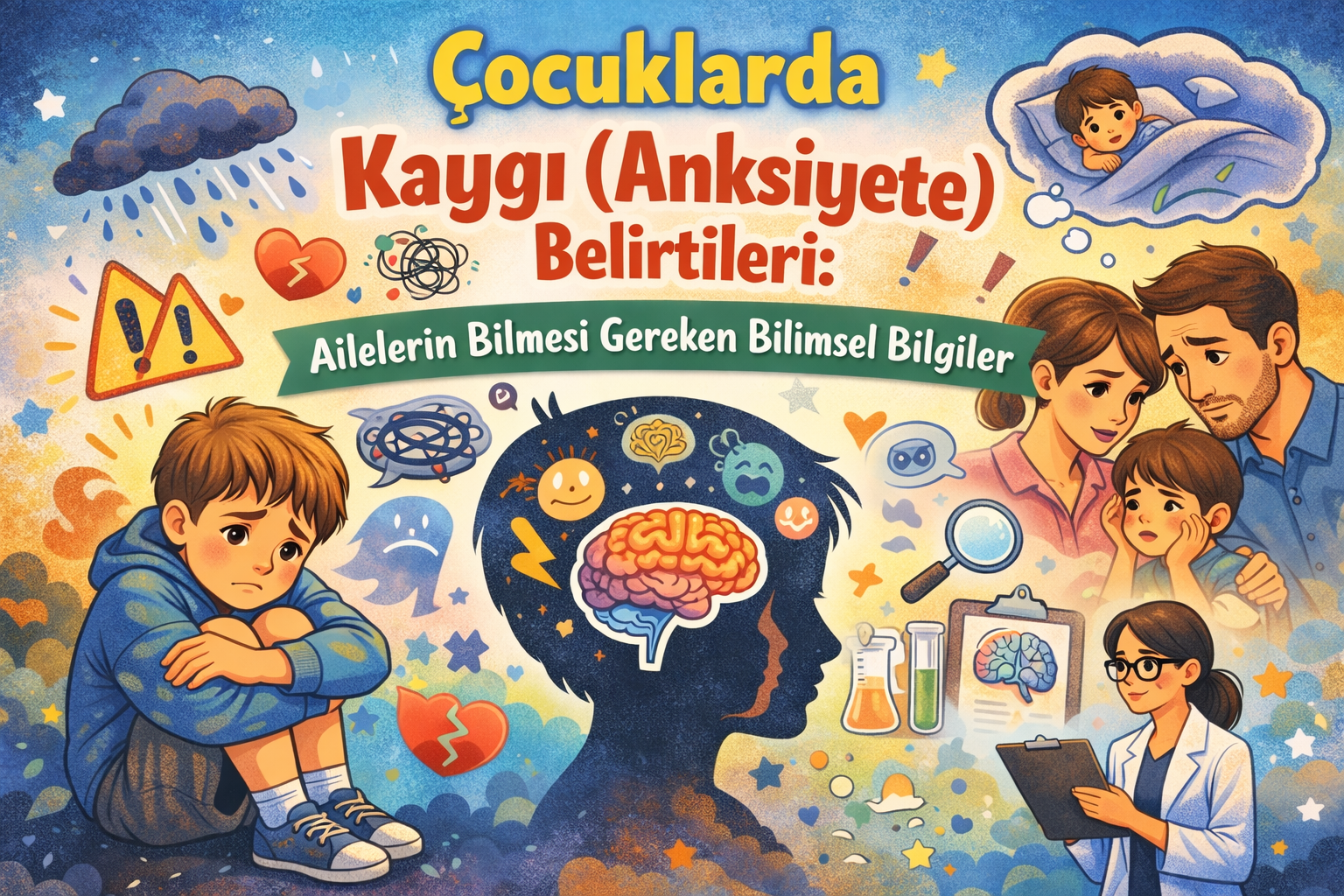 Çocuklarda Kaygı (Anksiyete) Belirtileri: Ailelerin Bilmesi Gereken Bilimsel Bilgiler
