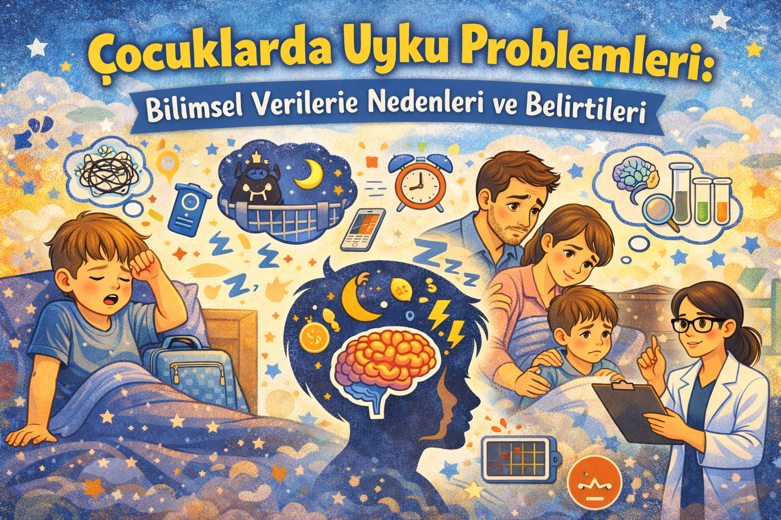 Çocuklarda Uyku Problemleri: Bilimsel Verilerle Nedenleri ve Belirtileri
