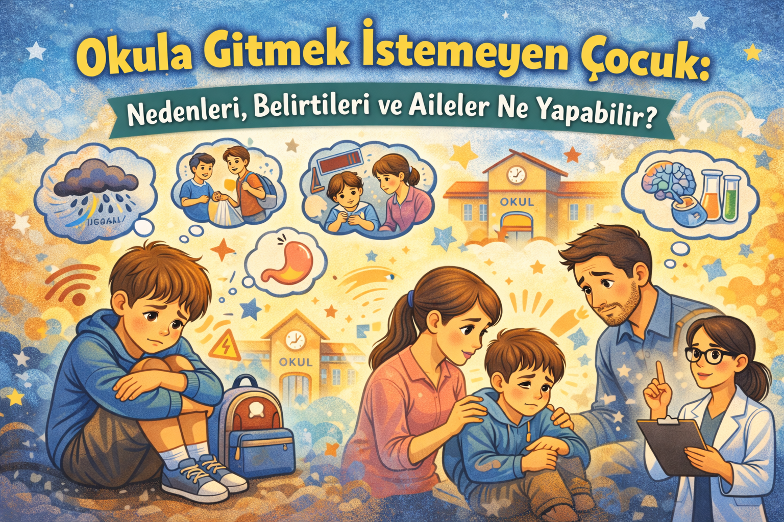 Okula Gitmek İstemeyen Çocuk: Nedenleri, Belirtileri ve Aileler Ne Yapabilir?