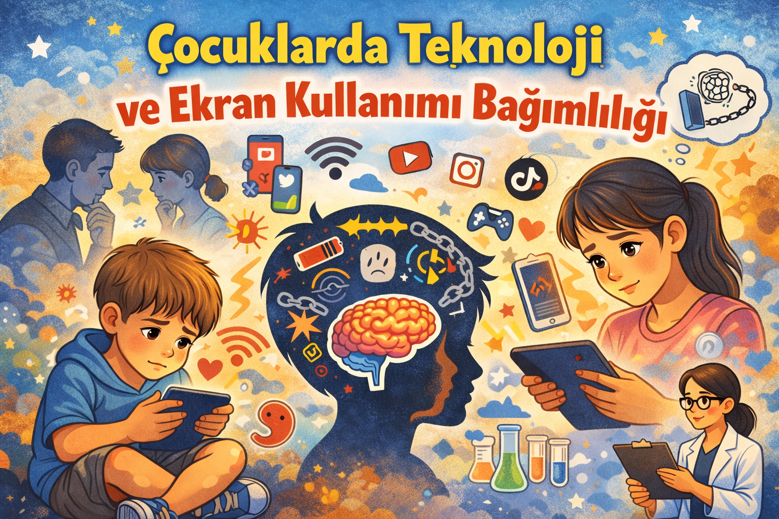 Çocuklarda Teknoloji ve Ekran Kullanımı: Ekran Bağımlılığı Belirtileri ve Aileler İçin Bilimsel Bilgiler