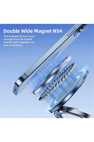 🚀 Ultra Güçlü Vakumlu Manyetik Telefon Tutucu – 360° Döner, Tek Elle Kullanım!