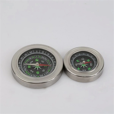 -Yuvarlak Metal Kasa Dayanıklı Pusula 80mm
