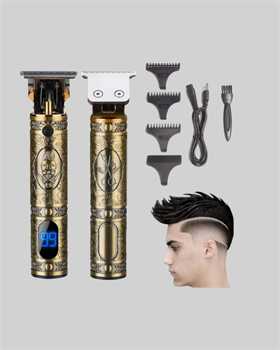 0.1 mm Hassas Kesim Tıraş Makinesi Şarjlı Metal Gövde