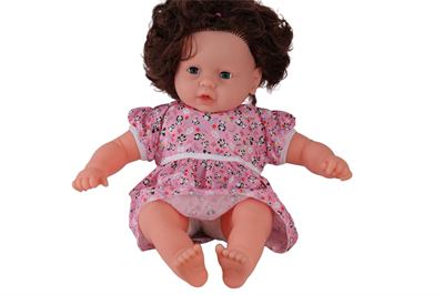 0073 60 CM DOLGU GÖVDELİ SAÇLI BÜYÜK BEBEK