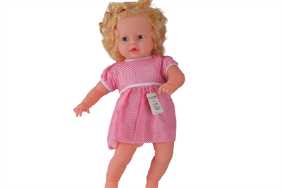 0073 60 CM DOLGU GÖVDELİ SAÇLI BÜYÜK BEBEK