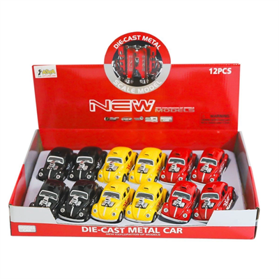 02062-FY6757-12D Çek Bırak Metal Araba - 1 Adet Stokta Olan Gönderilir