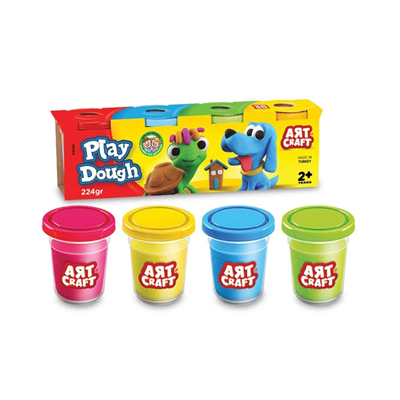 03280 Dede, Art Craft 4lü Oyun Hamuru 224 gr / +2 yaş