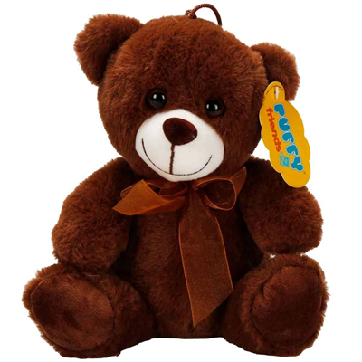 0998 SUN-JHN-PFF-SK PELUŞ AYI OTURAN KURDELELİ 21CM 2R
