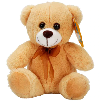0998 SUN-JHN-PFF-SK PELUŞ AYI OTURAN KURDELELİ 21CM 2R