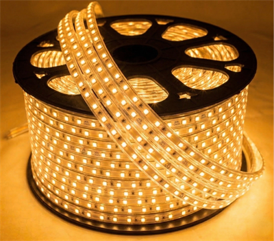 1 Adet 25 Metre CATA CT 4497 Dış Mekan 120 Ledli Yapışkanlı 220V Şerit Led Amber Işık