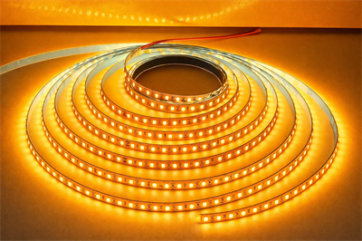 1 Adet 5 METRE CATA CT 4485 İç Mekan 12V 10 Çipli Şerit Led Amber Işık