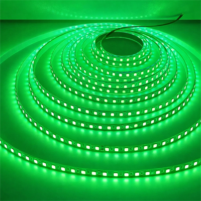 1 Adet 5 Metre CATA CT 4483 İç Mekan 10 Çipli Şerit Led 12V Yeşil Işık