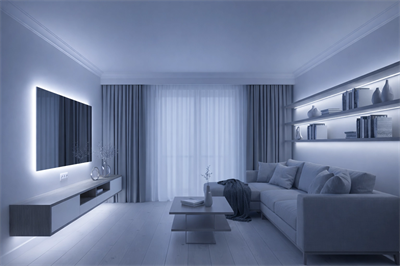 1 Adet 5 Metre CATA CT 4541 İç Mekan 216 Çipli COB Şerit LED 6400K Beyaz Işık 12V