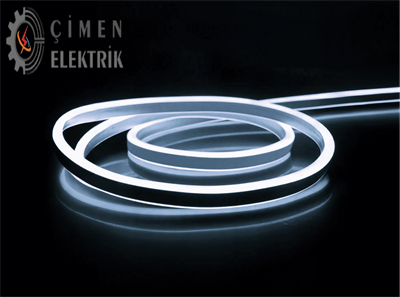 1 Adet 5 Metre NOAS YL42 0121 Dış Mekan 12V Beyaz Neon Hortum Led