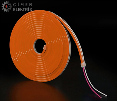 1 Adet 5 Metre NOAS YL42 0126 Dış Mekan 12V Amber Neon Hortum Led