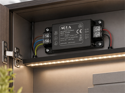 1 Adet AQUA AU 1537 Süper Slim 5A Led Trafosu 12V 60W