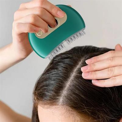 1 Adet Akıllı Elektrik Akımlı EMS Titreşimli Masaj Tarağı Kademeli Yüz Masaj Aleti Aparatı (3936)