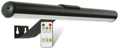 1 Adet CATA CT 2465 Siyah Kasa 1,5W Şarjlı Duvar Tipi Led Aplik 3 Renk