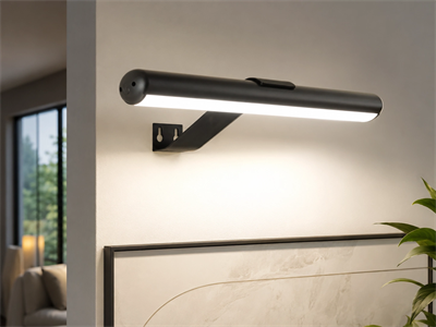 1 Adet CATA CT 2465 Siyah Kasa 1,5W Şarjlı Duvar Tipi Led Aplik 3 Renk