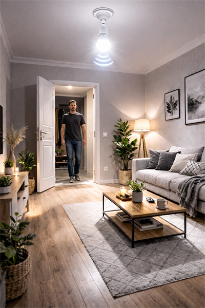 1 Adet CATA CT 4259 Led Ampul 15W Haraket Sensörlü 6400K Beyaz Işık E27 Duy