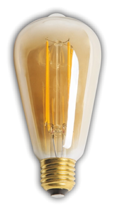 1 Adet CATA CT 4290 Led Rustik Ampul 8W Amber Işık E27 Duy