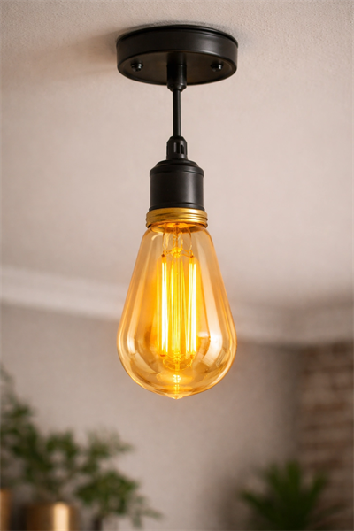 1 Adet CATA CT 4313 Dimmerli Led Rustik Ampul 6W Amber Işık E27 Duy
