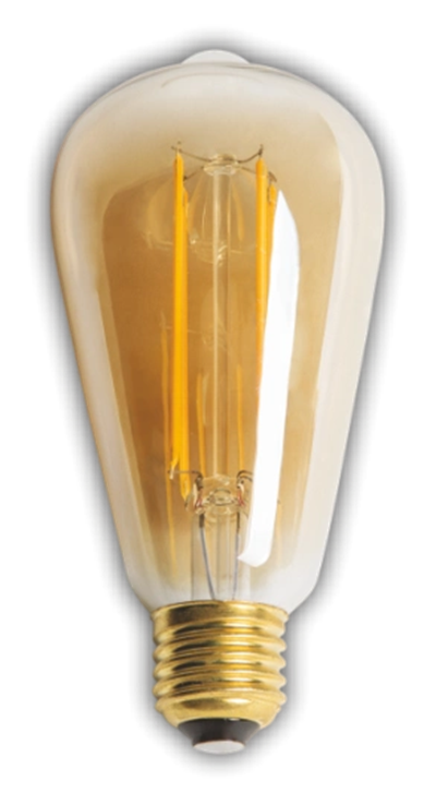 1 Adet CATA CT 4313 Dimmerli Led Rustik Ampul 6W Amber Işık E27 Duy