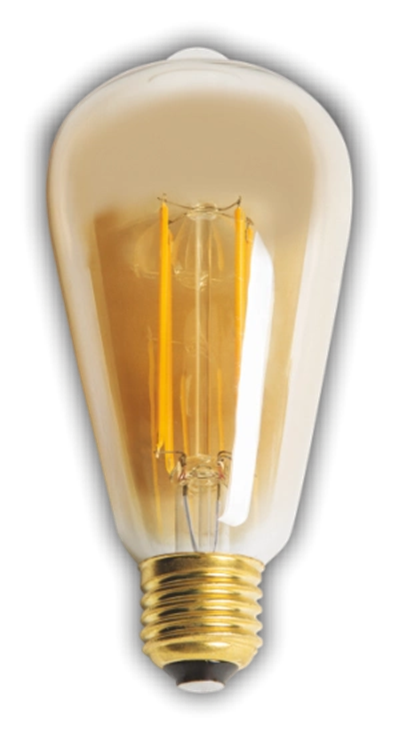 1 Adet CATA CT 4350 Led Rustik Ampul 4W Amber Işık E27 Duy