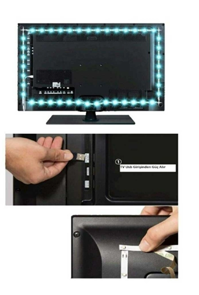 1 Adet CATA CT 4566 TV RGB Şerit Led Seti