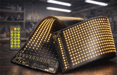 1 Adet CATA CT 4568 Esnek Yapışkanl Matrix Led Panel 60X12 RGB