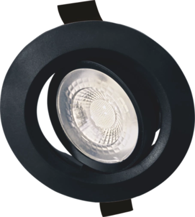 1 Adet CATA CT 5200 Lal Siyah Kasa 7W Sıva Altı Led Spot Gün Işığı 3200K