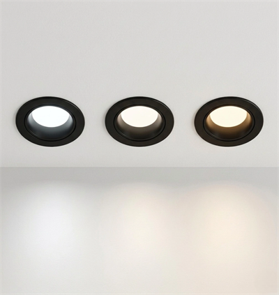 1 Adet CATA CT 5261 Başak Siyah Kasa 8W Sıva Altı Led Spot 3 Renk