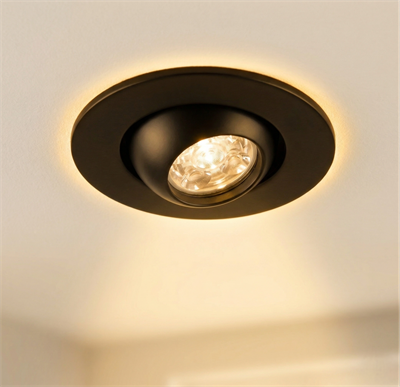 1 Adet CATA CT 5268 Ufo Yıldız 1.5W Sıva Altı Led Spot Siyah Kasa Gün Işığı 3200K