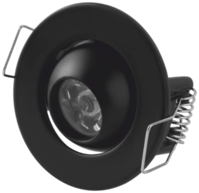 1 Adet CATA CT 5268 Ufo Yıldız 1.5W Sıva Altı Led Spot Siyah Kasa Beyaz Işık 6400K