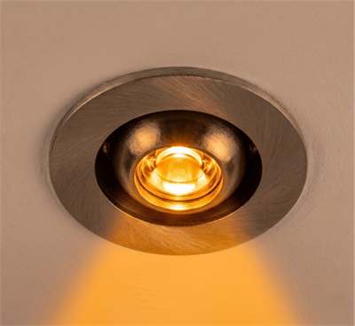 1 Adet CATA CT 5268 Ufo Yıldız 1.5W Sıva Altı Led Spot Satin Kasa Amber Işık