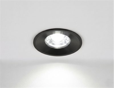 1 Adet CATA CT 5270 Yıldız 1.5W Sıva Altı Led Spot Siyah Kasa Beyaz Işık 6400K