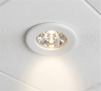 1 Adet CATA CT 5270 Yıldız 1.5W Sıva Altı Led Spot Beyaz Kasa Gün Işığı 3200K