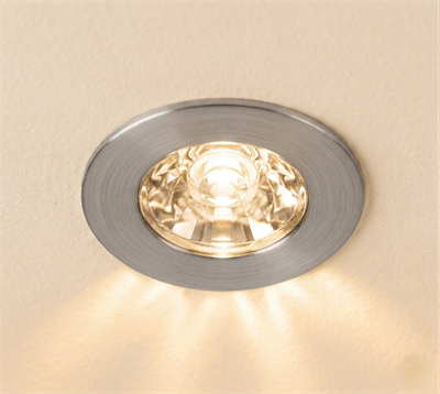 1 Adet CATA CT 5270 Yıldız 1.5W Sıva Altı Led Spot Satin Kasa Gün Işığı 3200K